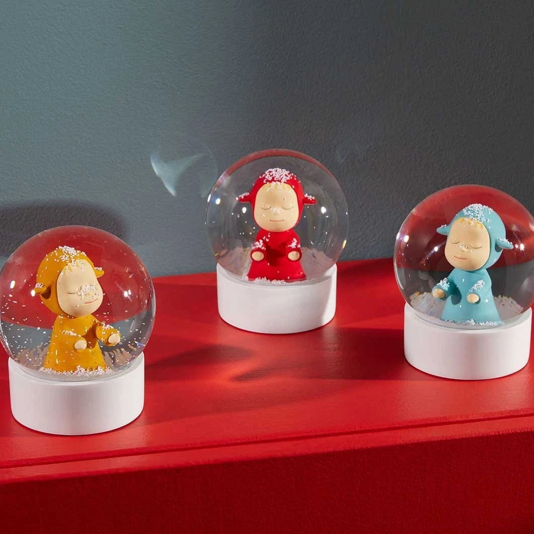 奈良美智 水晶球 (藍)Yoshitomo Nara Snow Globe 2025 Little Wanderer MOMA美術館絕版紀念品