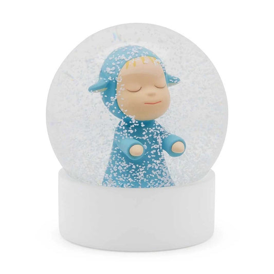 奈良美智 水晶球 （藍）Yoshitomo Nara Snow Globe 2025 Little Wanderer MOMA美術館絕版紀念品